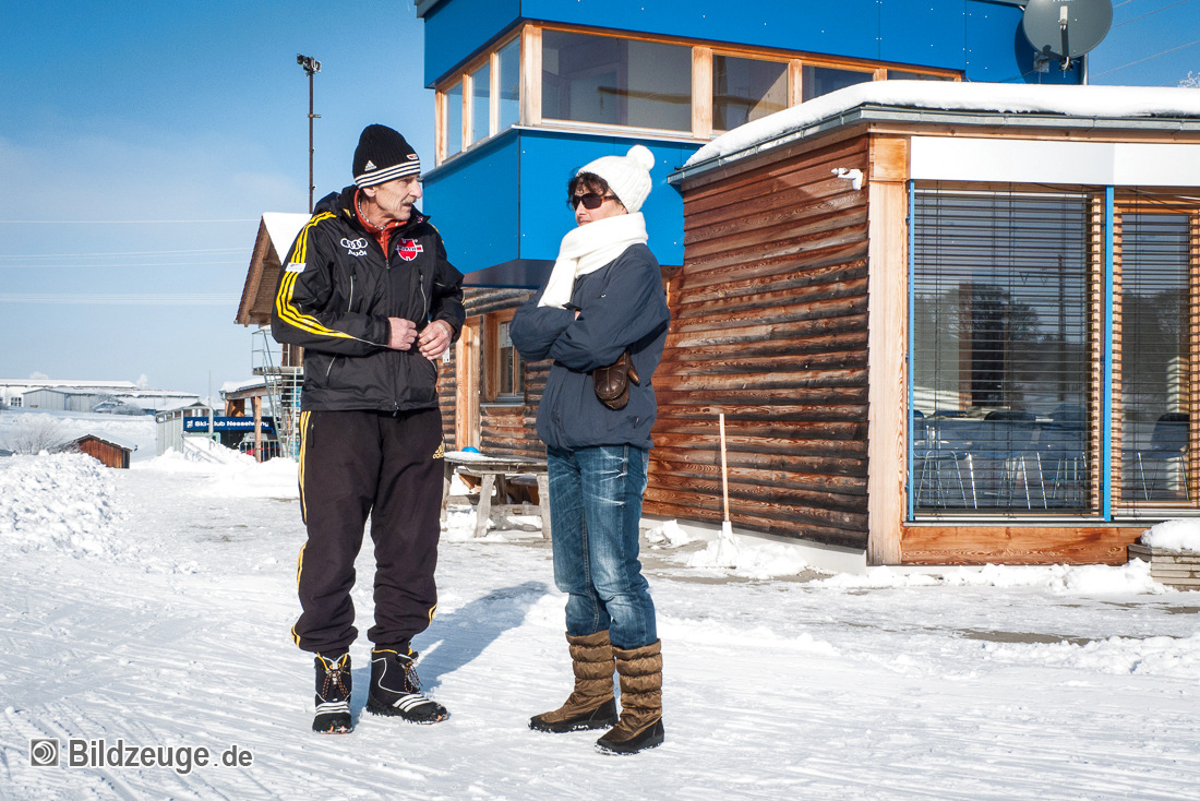 Biathlontrainer Rauscher im Gespräch Biathlontrainer Rauscher im Gespräch