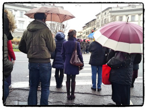 Schirmwetter in Florenz