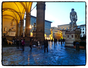 An der Piazza della Signoria